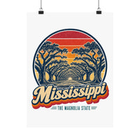 Mississippi Live Oak Alley Poster