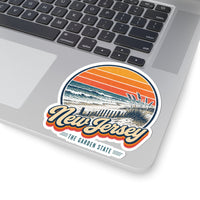 New Jersey Jersey Shore Beach Sticker
