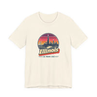 Illinois Retro Sunset Tee