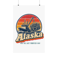 Alaska King Crab Fishing Poster