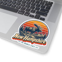 New Hampshire Bull Moose Sticker