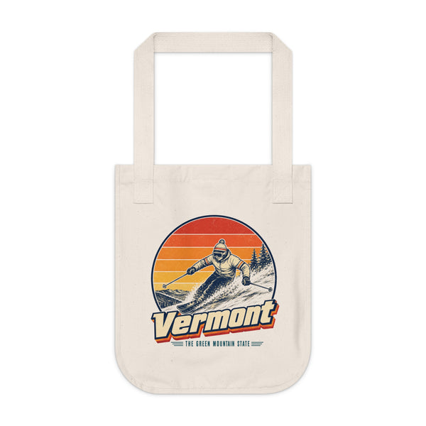 Vermont Skiing Tote Bag
