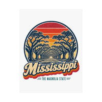 Mississippi Live Oak Alley Poster