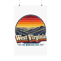 West Virginia Appalachian Ridges Poster