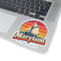 Maryland Skipjack Sailboat Sticker