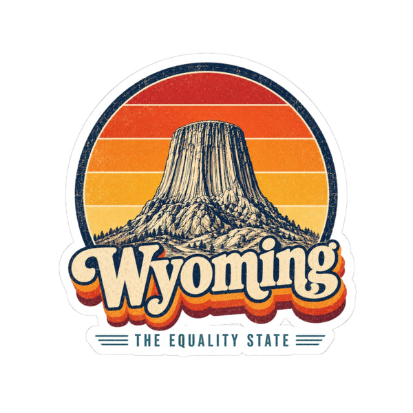 Wyoming Devils Tower Sticker