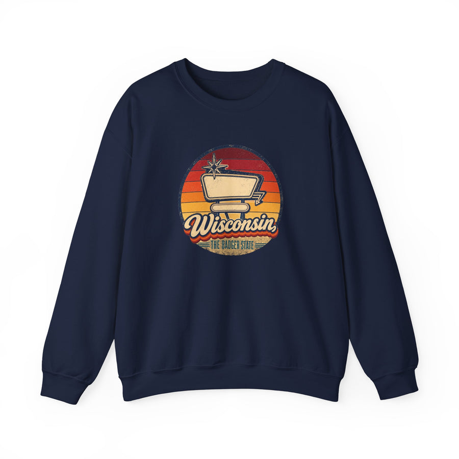 Wisconsin Supper Club Sign Sweatshirt