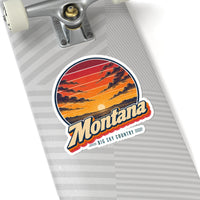 Montana Big Sky Sunset Sticker