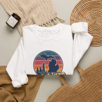 Michigan Retro Sunset Sweatshirt