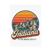 Indiana Limestone Quarry Poster
