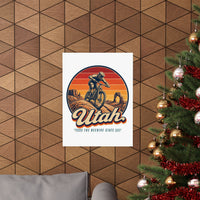 Utah Moab Mountain Biking Poster