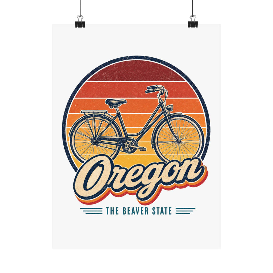 Oregon Bike Culture Poster