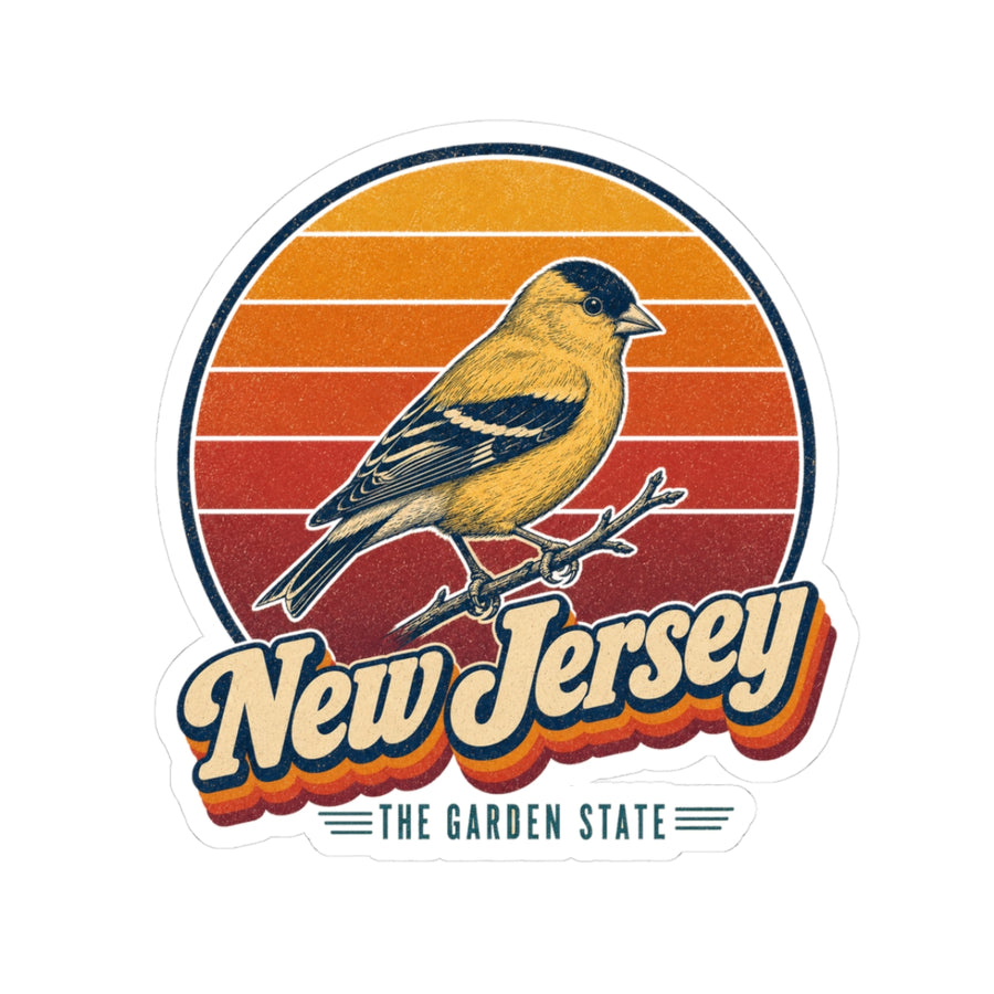 New Jersey Goldfinch Sticker