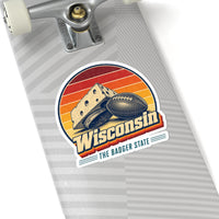 Wisconsin Cheesehead Football Sticker
