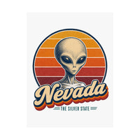 Nevada Area 51 Alien Poster