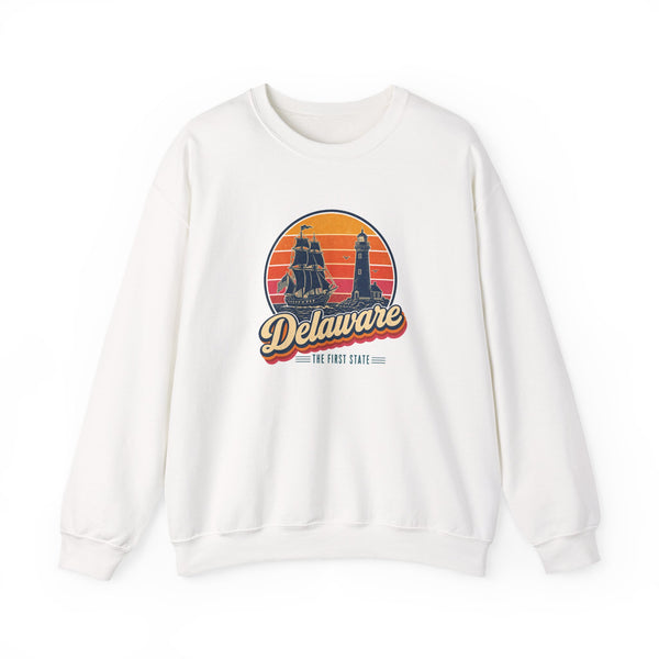Delaware Retro Sunset Sweatshirt