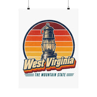 West Virginia Coal Miners Lantern Poster