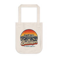 Baltimore Retro Sunset Tote Bag