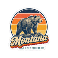 Montana Grizzly Bear Sticker