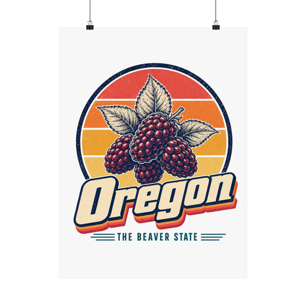 Oregon Marionberries Poster