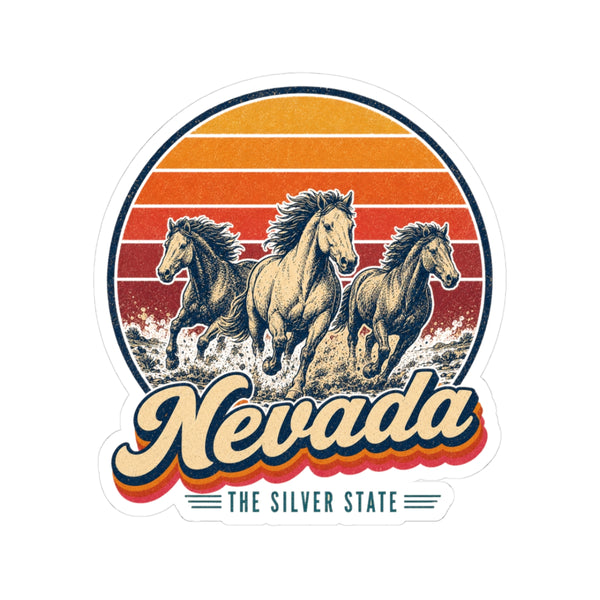 Nevada Wild Mustangs Sticker