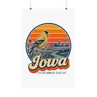 Iowa Eastern Goldfinch Poster