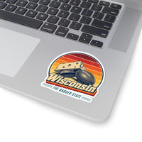 Wisconsin Cheesehead Football Sticker
