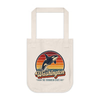 Washington Orca Whale Tote Bag
