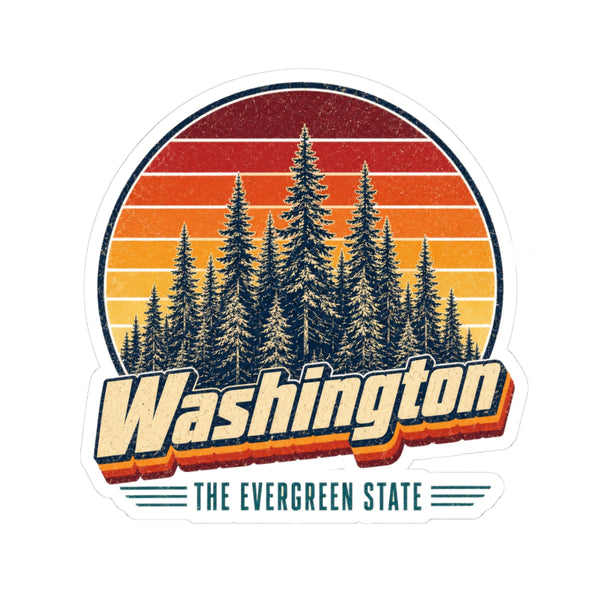 Washington Evergreen Forest Sticker