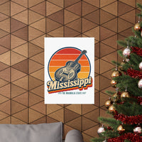 Mississippi Delta Blues Guitar Poster