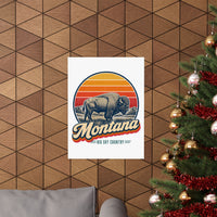Montana Bison Poster