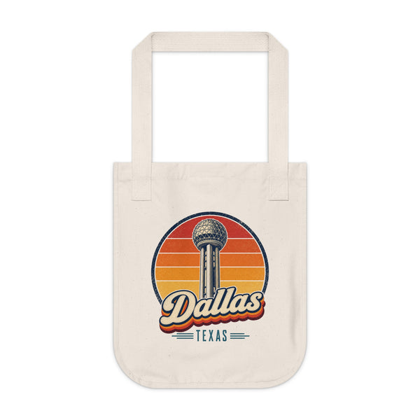 Dallas Retro Sunset Tote Bag
