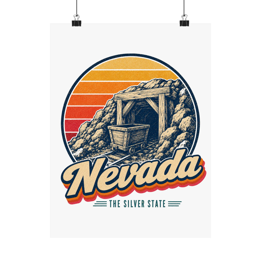 Nevada Silver Mine Poster