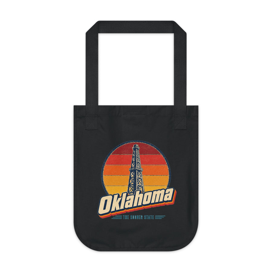 Oklahoma Oil Derrick Tote Bag