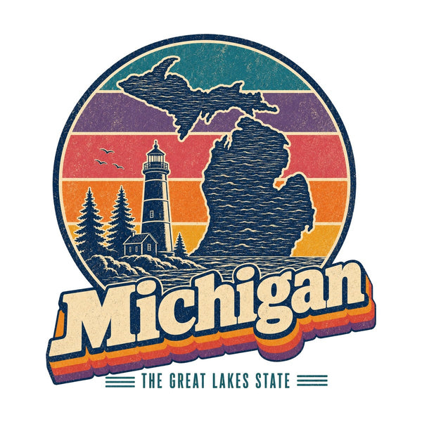 Michigan Mitten State Shape Tee
