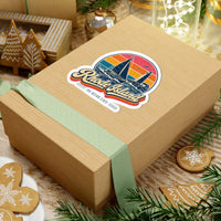 Rhode Island Retro Sunset Sticker
