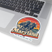 Maryland Thoroughbred Horse Race Sticker