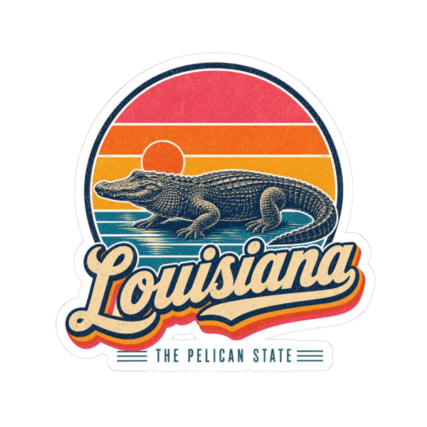 Louisiana Alligator Sticker