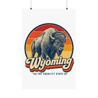 Wyoming Bison Poster