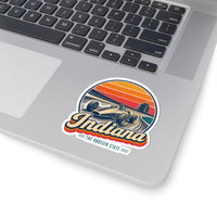 Indiana Vintage Open Wheel Race Car Sticker