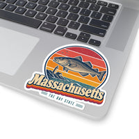 Massachusetts Cod Fish Sticker