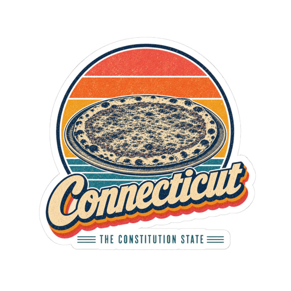 Connecticut New Haven Pizza Sticker