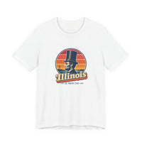 Illinois Lincoln Stovepipe Hat Tee