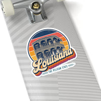 Louisiana French Quarter Balconies Sticker