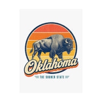 Oklahoma Bison Poster