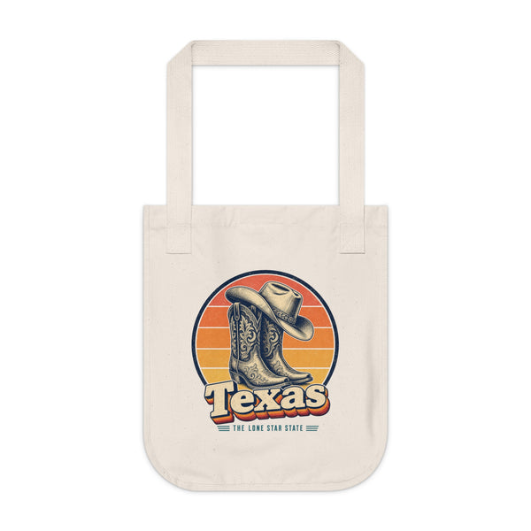 Texas Cowboy Boots Hat Tote Bag