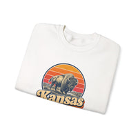 Kansas Buffalo On Prairie Sweatshirt