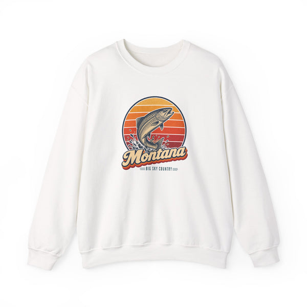 Montana Trout Leaping Sweatshirt