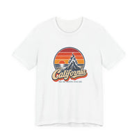 California Beach Sunset Bonfire Tee