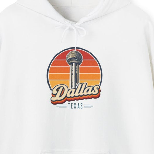 Dallas Retro Sunset Hoodie